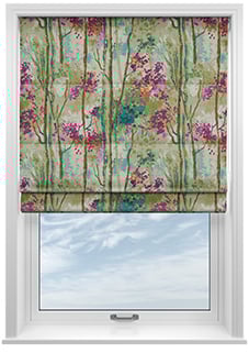 Silver Birch, Jewel - Twist&Fit Roman Blind